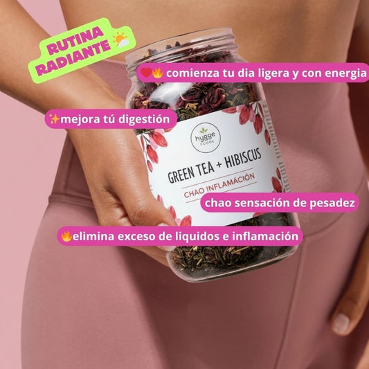 Mañana DETOX: blend té verde + Hibisco — Chao Inflamación 150g