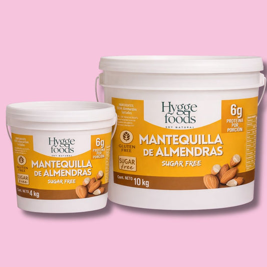 balde Mantequilla de Almendras crunchy tostadas 100% Natural