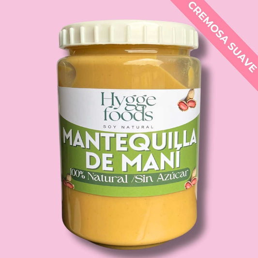 MANTEQUILLA DE MANÍ CREMOSA SUAVE 100% Natural kg