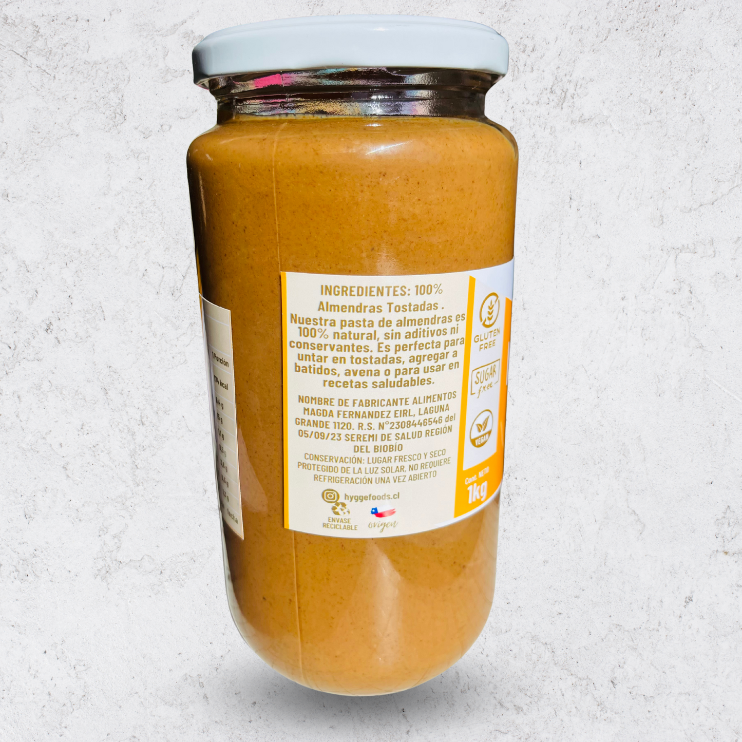 Mantequilla de Almendras 100% Natural 1kg+ Envio GRATIS