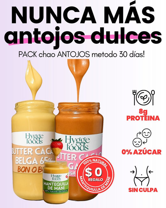 Pack bye Antojos 30 Días+ Envio GRATIS + REGALO+ Recetario