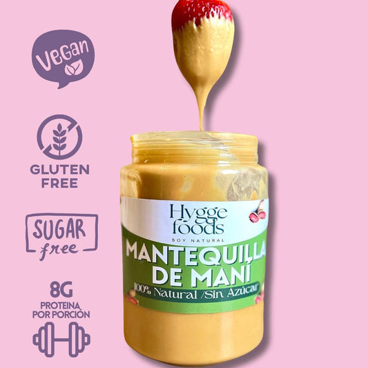 MANTEQUILLA DE MANÍ CREMOSA SUAVE 100% Natural kg