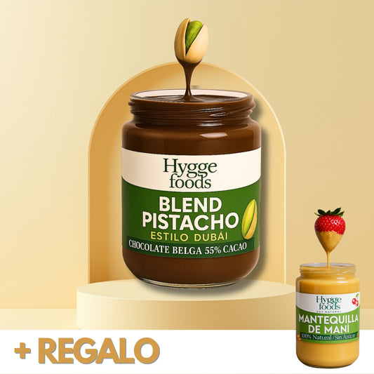 Mantequilla pistacho chocolate Dubai belga 55%- Sin Azúcar +1 Regalo GRATIS
