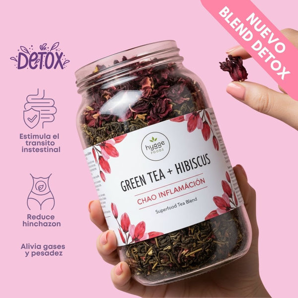 Mañana DETOX: blend té verde + Hibisco — Chao Inflamación 150g