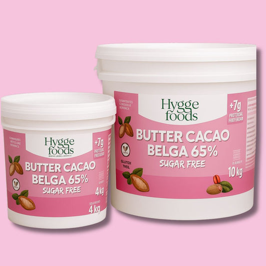 balde butter cacao belga 55% cacao sin azúcar