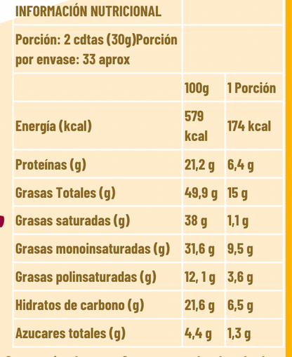 Mantequilla de almendras tostadas 100% natural, sin azúcar