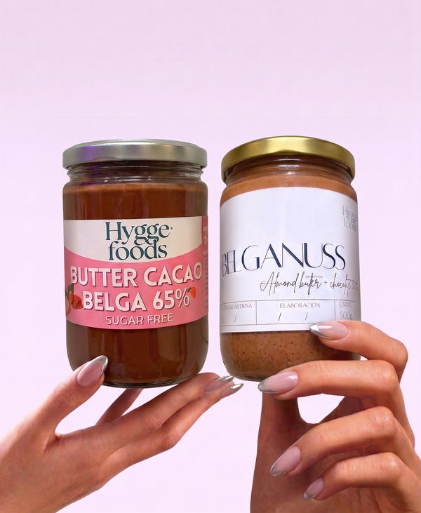 Pack DARK chocolat Sin Azúcar: Belganuss y Butter cacao Belga + Regalo
