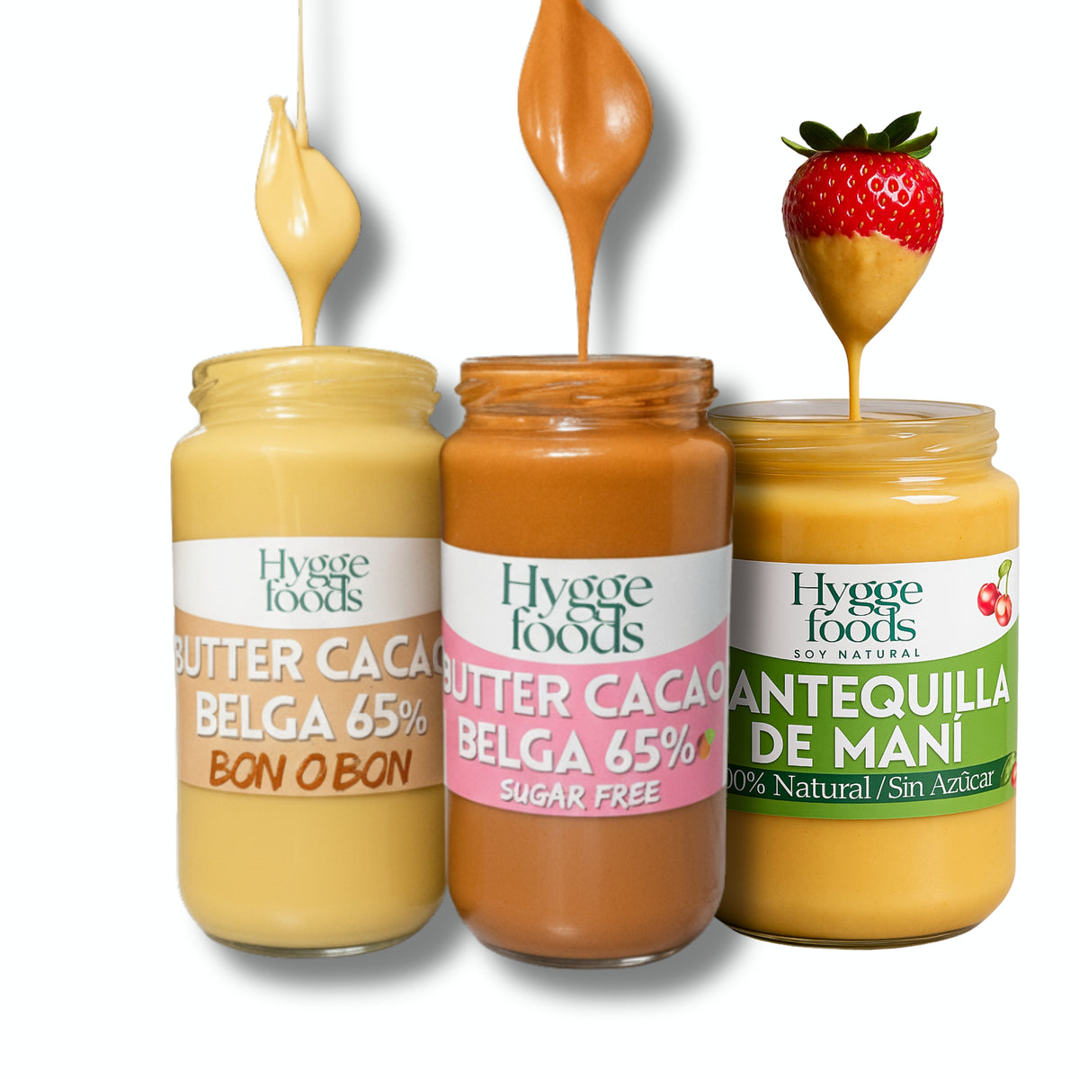 PACK CYBER Bye Antojos XL: Mantequillas de maní con chocolate belga 2kg´+Regalo