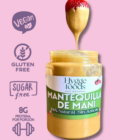 MANTEQUILLA DE MANÍ CREMOSA SUAVE 100% Natural kg