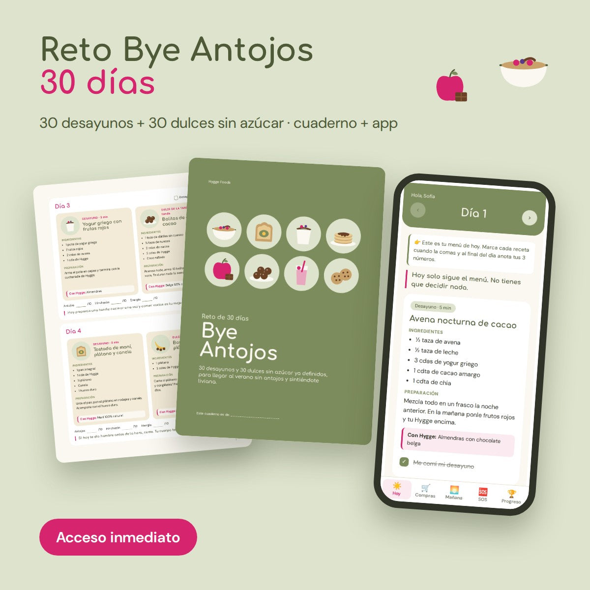 Reto Bye Antojos · 30 días