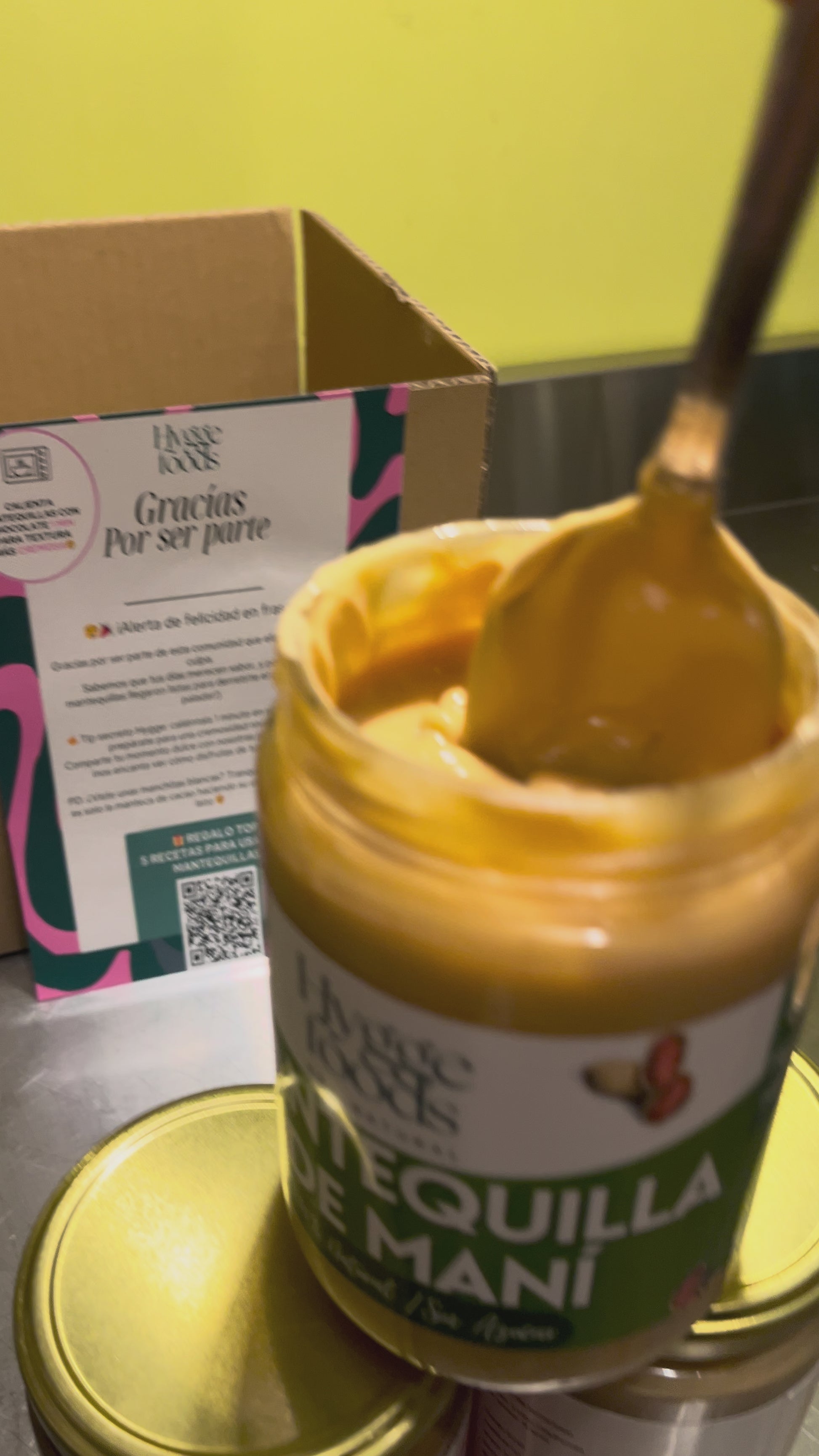 MANTEQUILLA DE MANÍ CREMOSA 100% Natural sin azúcar, sin culpa | hyggefoods